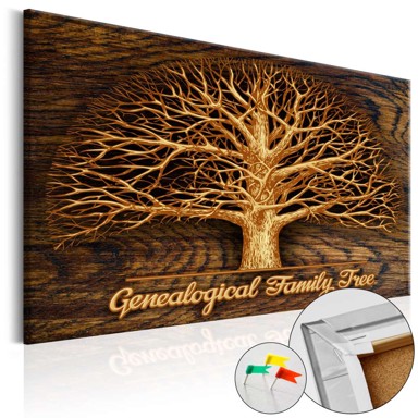 Slika na plutenoj podlozi Family Tree [Corkboard] 90x60